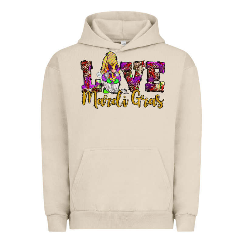Love Mardi Gras Gnome Urban Hoodie by JahusDesignShop | Teevron