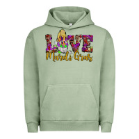 Pigment Oil Green love mardi gras gnome Urban Hoodie - JahusDesignShop