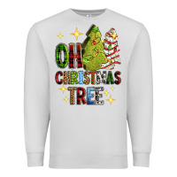 Dove Grey Oh Christmas tree Christmas cake Premium Sweatshirt - RanaPortraitStore