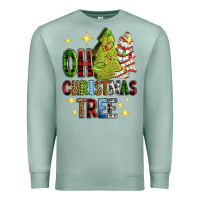 Seafoam Oh Christmas tree Christmas cake Premium Sweatshirt - RanaPortraitStore