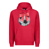 Cardinal coquette soccer bow Premium Hoodie - JahusDesignShop