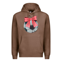 Chestnut coquette soccer bow Premium Hoodie - JahusDesignShop