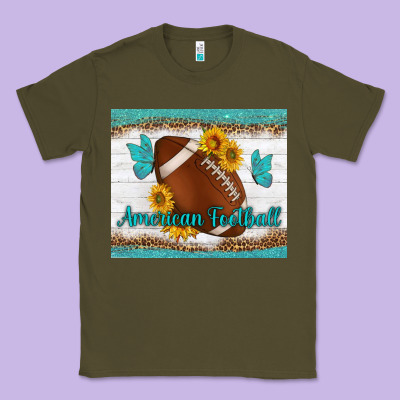 American Football And Butterfly Mousepad Classic Tee Designed By Bundleandbundleshop