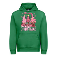 Emerald pink merry christmas bbs Urban Hoodie - BundleAndBundleShop