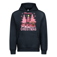 Navy pink merry christmas bbs Urban Hoodie - BundleAndBundleShop