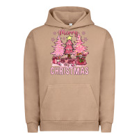 Pigment Burro pink merry christmas bbs Urban Hoodie - BundleAndBundleShop
