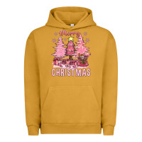 Pigment Peanut Butter pink merry christmas bbs Urban Hoodie - BundleAndBundleShop