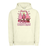Pigment Pistachio pink merry christmas bbs Urban Hoodie - BundleAndBundleShop