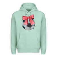 Seafoam coquette soccer bow Premium Hoodie - JahusDesignShop