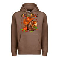 Chestnut hello fall pumpkins  cowgirl  and roses Premium Hoodie - AdoDesignShop