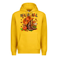 Lemon hello fall pumpkins  cowgirl  and roses Premium Hoodie - AdoDesignShop