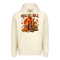Sandshell hello fall pumpkins  cowgirl  and roses Premium Hoodie - AdoDesignShop