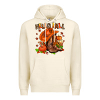 Hello Fall Pumpkins  Cowgirl  And Roses Premium Hoodie | Teevron