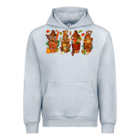 Heather Grey thanksgiving coffee cups with gnomes bbs Urban Hoodie - BundleAndBundleShop