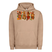Pigment Burro thanksgiving coffee cups with gnomes bbs Urban Hoodie - BundleAndBundleShop