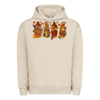 Pigment French Oak thanksgiving coffee cups with gnomes bbs Urban Hoodie - BundleAndBundleShop
