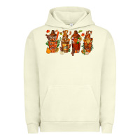 Pigment Pistachio thanksgiving coffee cups with gnomes bbs Urban Hoodie - BundleAndBundleShop