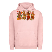 Pigment Salmon thanksgiving coffee cups with gnomes bbs Urban Hoodie - BundleAndBundleShop