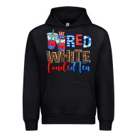 Black red whıte loaded tea Urban Hoodie - AdoDesignShop