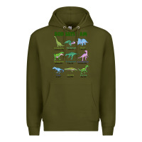 Army Green god says i am dinosaurs Premium Hoodie - JahusDesignShop