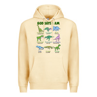 Pina Colada god says i am dinosaurs Premium Hoodie - JahusDesignShop