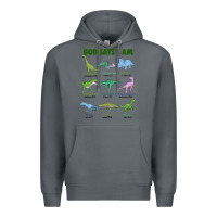 Rock god says i am dinosaurs Premium Hoodie - JahusDesignShop