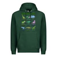 Sports Green god says i am dinosaurs Premium Hoodie - JahusDesignShop