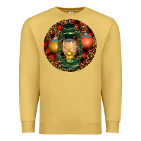 Antique Gold Xmas Lantern Christmas Premium Sweatshirt - RanaPortraitStore