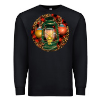 Black Xmas Lantern Christmas Premium Sweatshirt - RanaPortraitStore