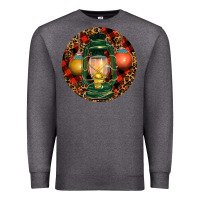 Charcoal Heather Xmas Lantern Christmas Premium Sweatshirt - RanaPortraitStore