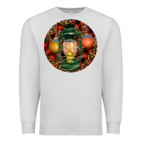Dove Grey Xmas Lantern Christmas Premium Sweatshirt - RanaPortraitStore