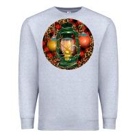 Heather Grey Xmas Lantern Christmas Premium Sweatshirt - RanaPortraitStore