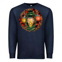 Navy Xmas Lantern Christmas Premium Sweatshirt - RanaPortraitStore