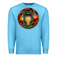 Ocean Blue Xmas Lantern Christmas Premium Sweatshirt - RanaPortraitStore