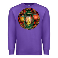 Purple Xmas Lantern Christmas Premium Sweatshirt - RanaPortraitStore