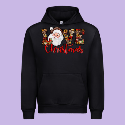 Love Christmas Santa Urban Hoodie Designed By Jahusdesignshop