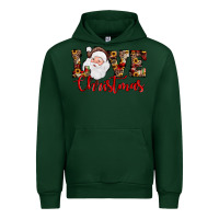 Forest Green Love Christmas Santa Urban Hoodie - JahusDesignShop