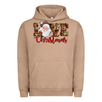 Pigment Burro Love Christmas Santa Urban Hoodie - JahusDesignShop