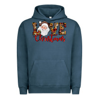 Pigment Midnight Navy Love Christmas Santa Urban Hoodie - JahusDesignShop