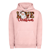 Pigment Salmon Love Christmas Santa Urban Hoodie - JahusDesignShop