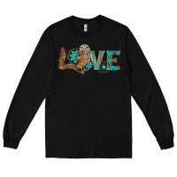 Black owl love Long Sleeve Tee - BarkalooDesign