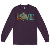Plum owl love Long Sleeve Tee - BarkalooDesign