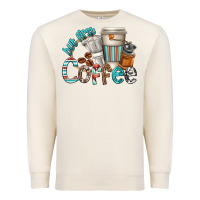 Sandshell but first coffee Premium Sweatshirt - texasbilliewilder