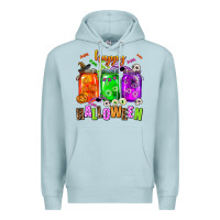 Blue Mist happy halloween jars and horror Premium Hoodie - AdoDesignShop