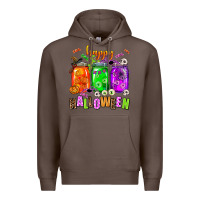 Coffee happy halloween jars and horror Premium Hoodie - AdoDesignShop