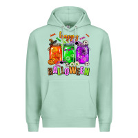 Seafoam happy halloween jars and horror Premium Hoodie - AdoDesignShop