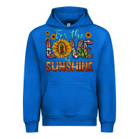 Cobalt for the love of sunshine sunflower our lady of guadalupe Urban Hoodie - JahusDesignShop