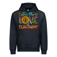 Navy for the love of sunshine sunflower our lady of guadalupe Urban Hoodie - JahusDesignShop