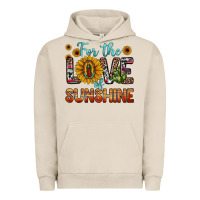 Pigment French Oak for the love of sunshine sunflower our lady of guadalupe Urban Hoodie - JahusDesignShop