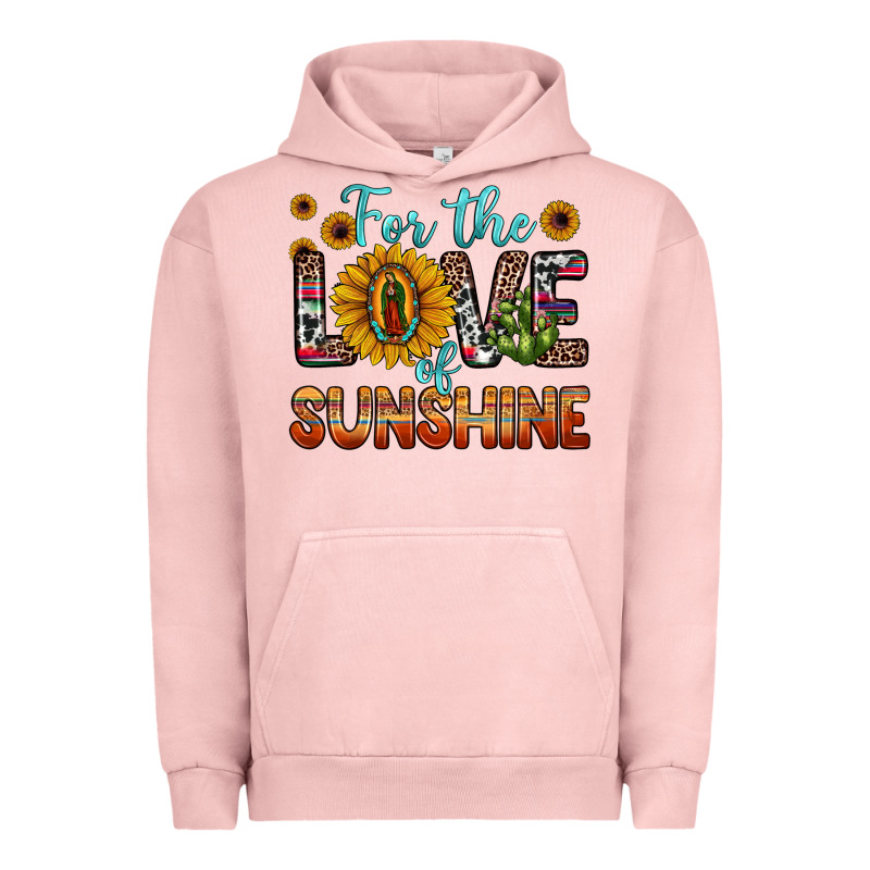 For The Love Of Sunshine Sunflower Our Lady Of Guadalupe Urban Hoodie by JahusDesignShop | Teevron